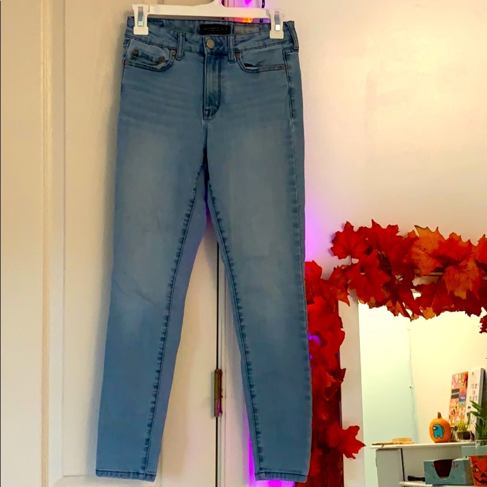 aeropostale skinny jeans high rise